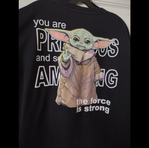 Star Wars Women's Black Fleece Graphic Logo Sweater Size 3XL - Picture 2 of 5